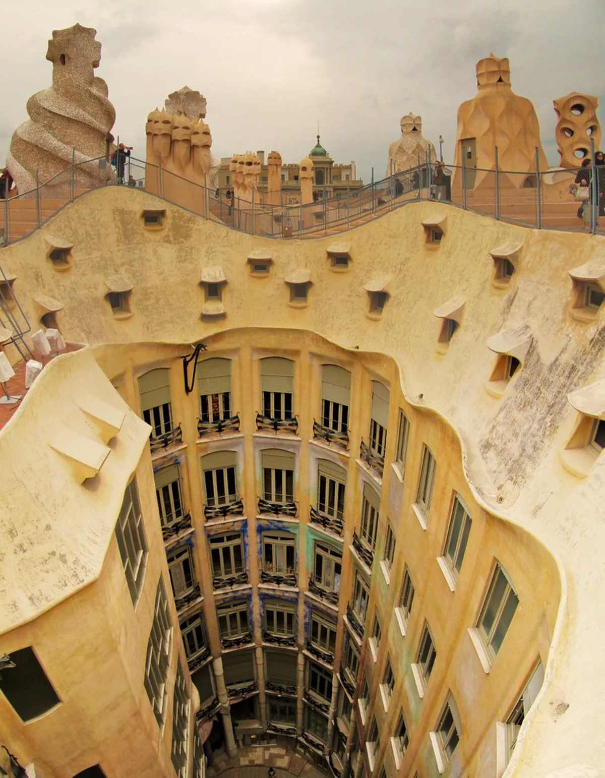 Exploring La Pedrera's Rooftop: A Barcelona Guide