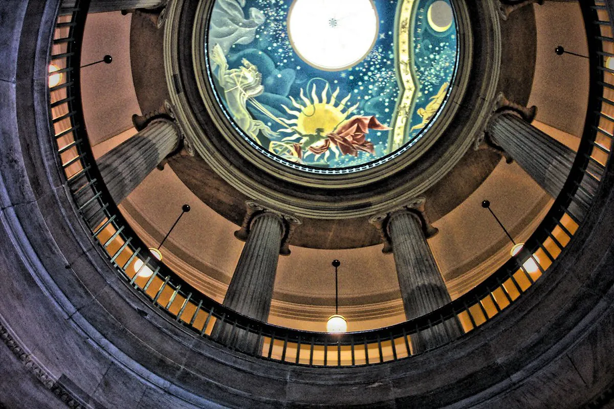 Historic 19th-Century Architecture in Malasaña, Madrid