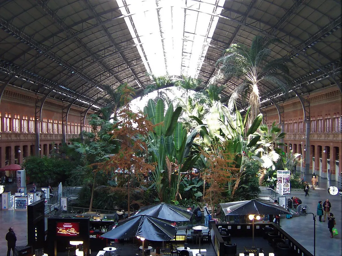 Atocha Station Tropical Garden: Madrid's Green Oasis