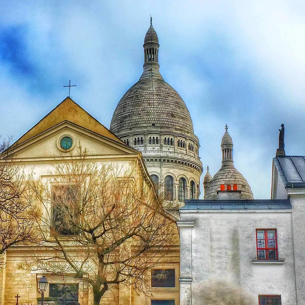 A Map of Historic Churches in Oviedo, Spain