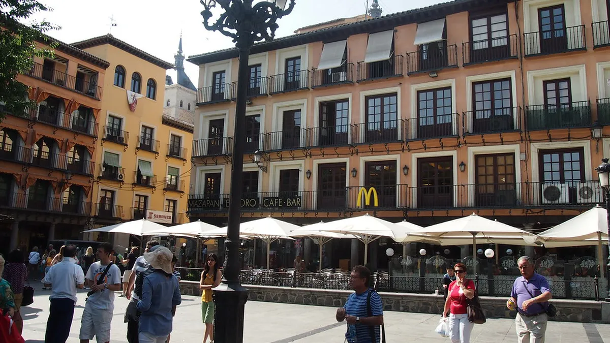 Explore Zocodover Square Architecture in Toledo, Spain